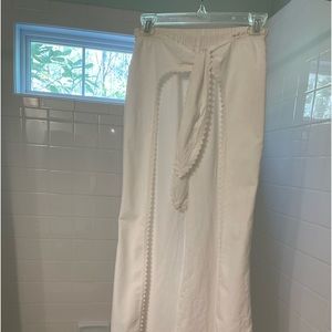 Pubenza Woman’s casual pants white paneled size M